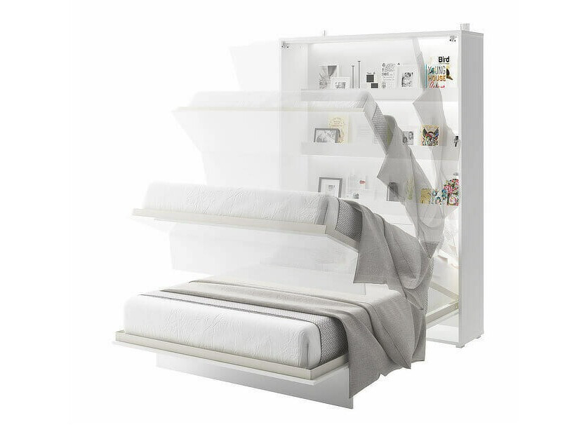 Cama rebatível Concept Pro Lenart (Branco + Branco brilhante)