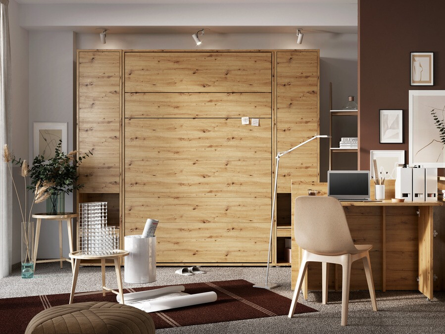 Cama rebatível Concept Pro Lenart (Carvalho Artisan)