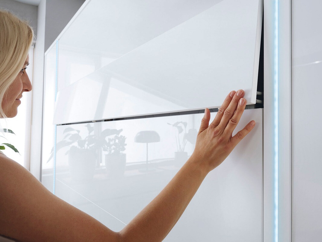 Cama rebatível Concept Pro Lenart Levfere 102 (Branco + Branco brilhante)