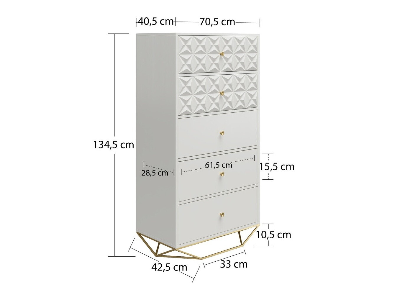 Cómoda CosmoLiving by Cosmopolitan 160