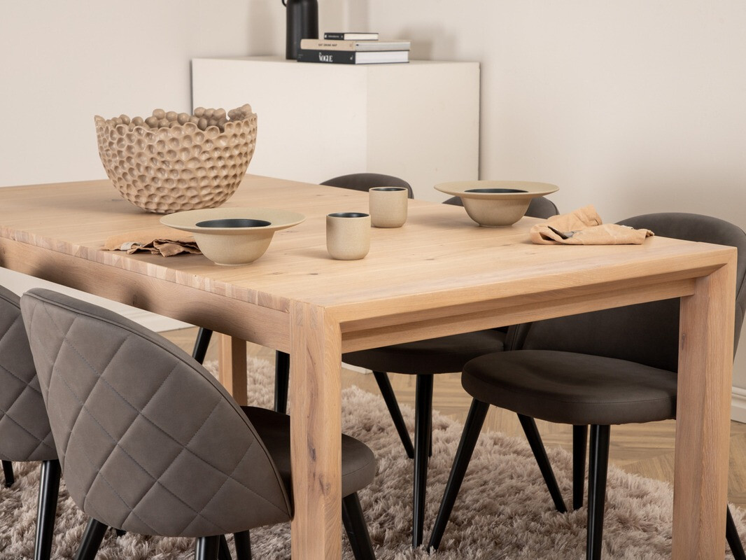 Conjunto para refeições Dallas 2952 (Cinzento + Preto)
