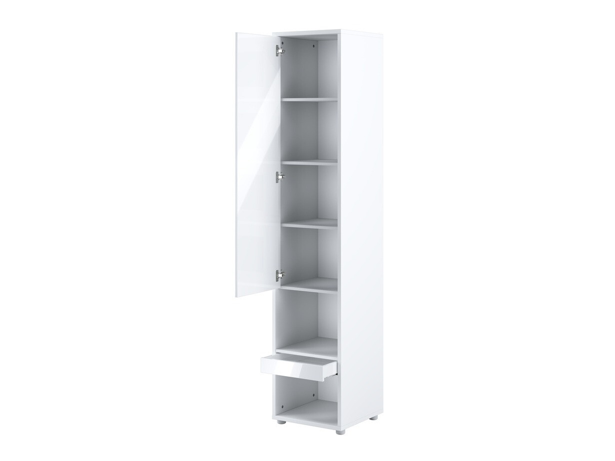 Conjunto de mobiliário Concept Pro Lenart XI (Branco brilhante + Branco)