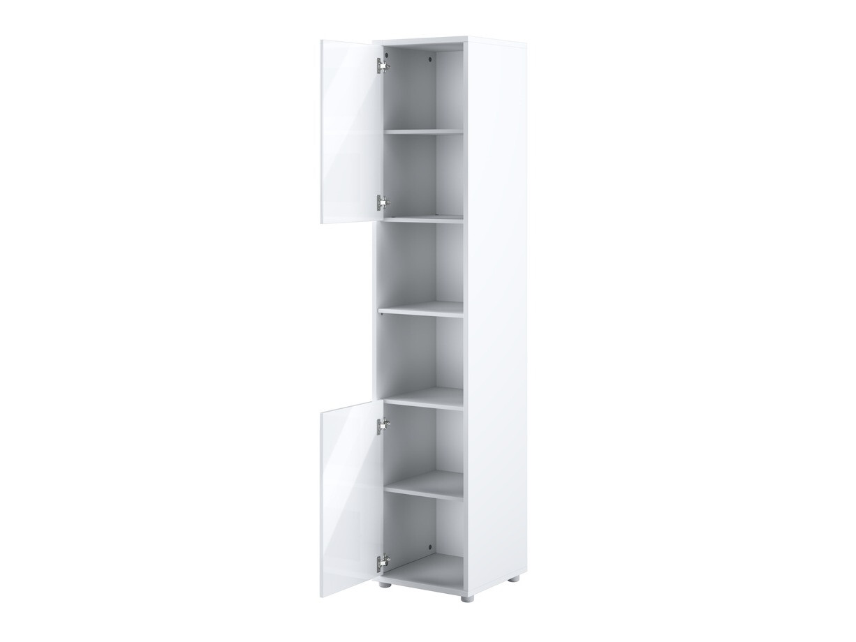 Conjunto de mobiliário Concept Pro Lenart XI (Branco brilhante + Branco)