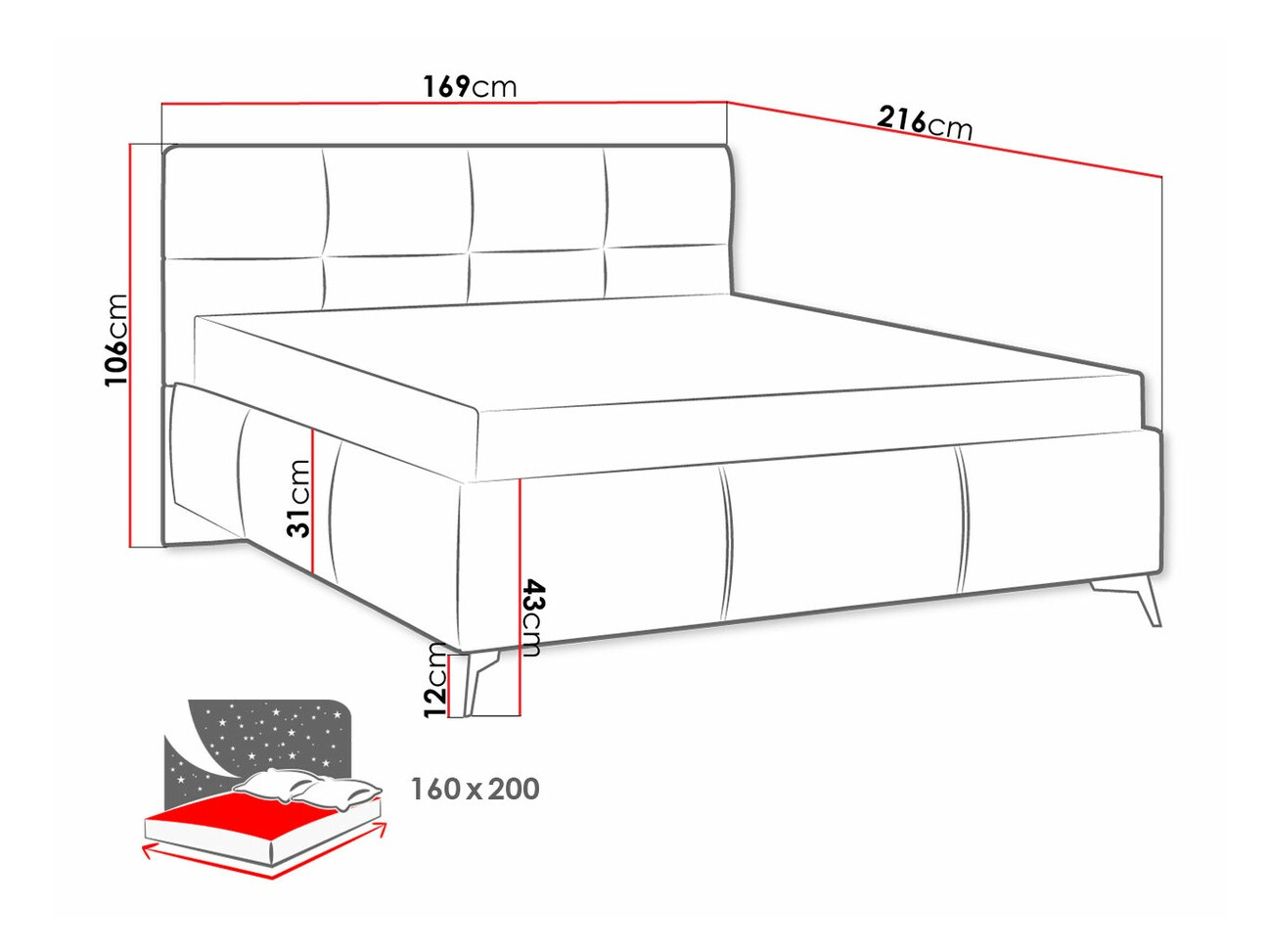Cama ComfiDream Sorona (Fresh 01)
