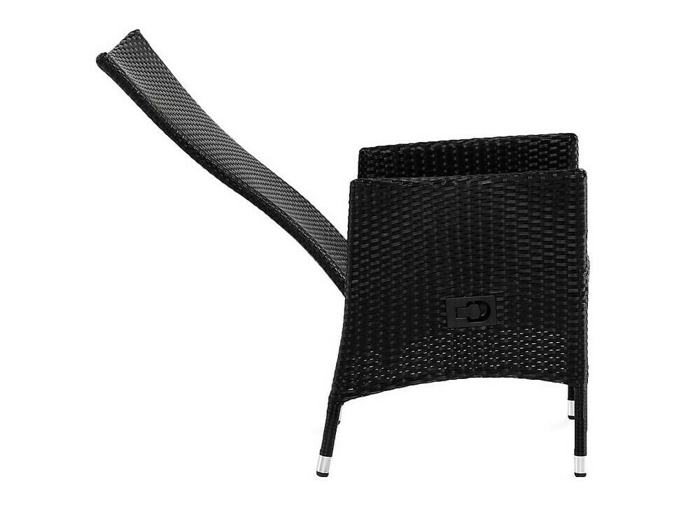 Conjunto de mesa e cadeiras Comfort Garden 1386 (Preto)