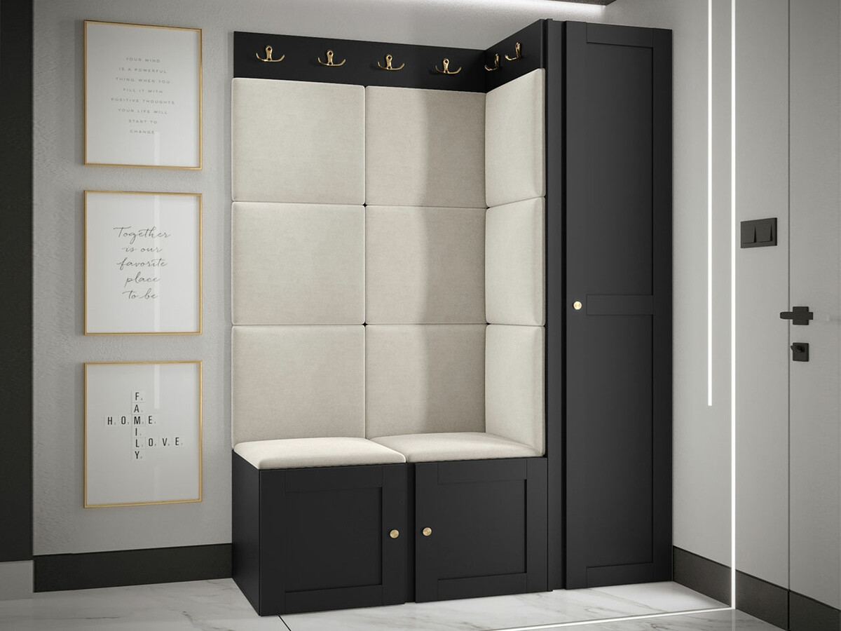 Conjunto de entrada Hartford 377 (Preto)