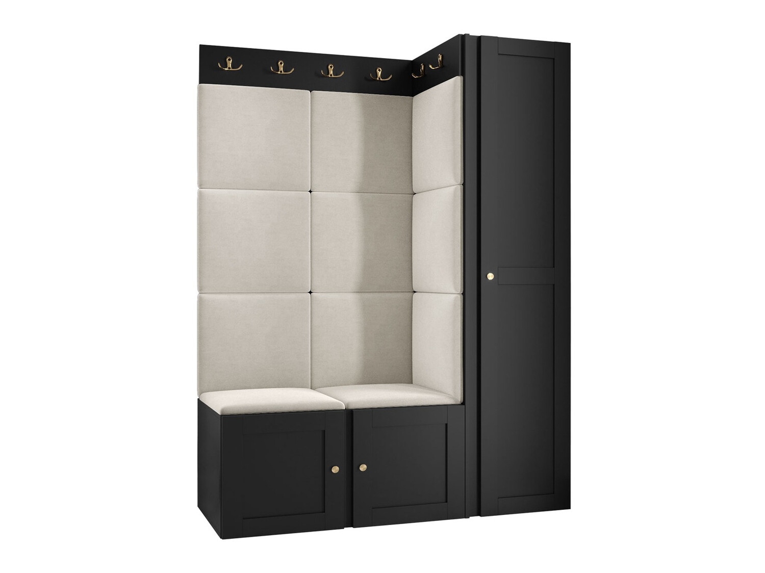 Conjunto de entrada Hartford 377 (Preto)