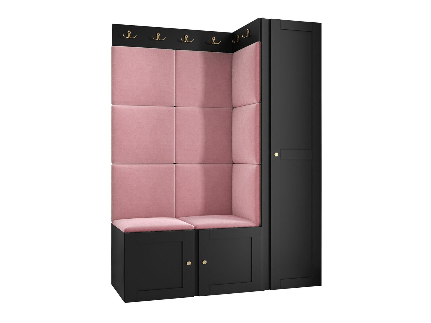 Conjunto de entrada Hartford 377 (Preto)