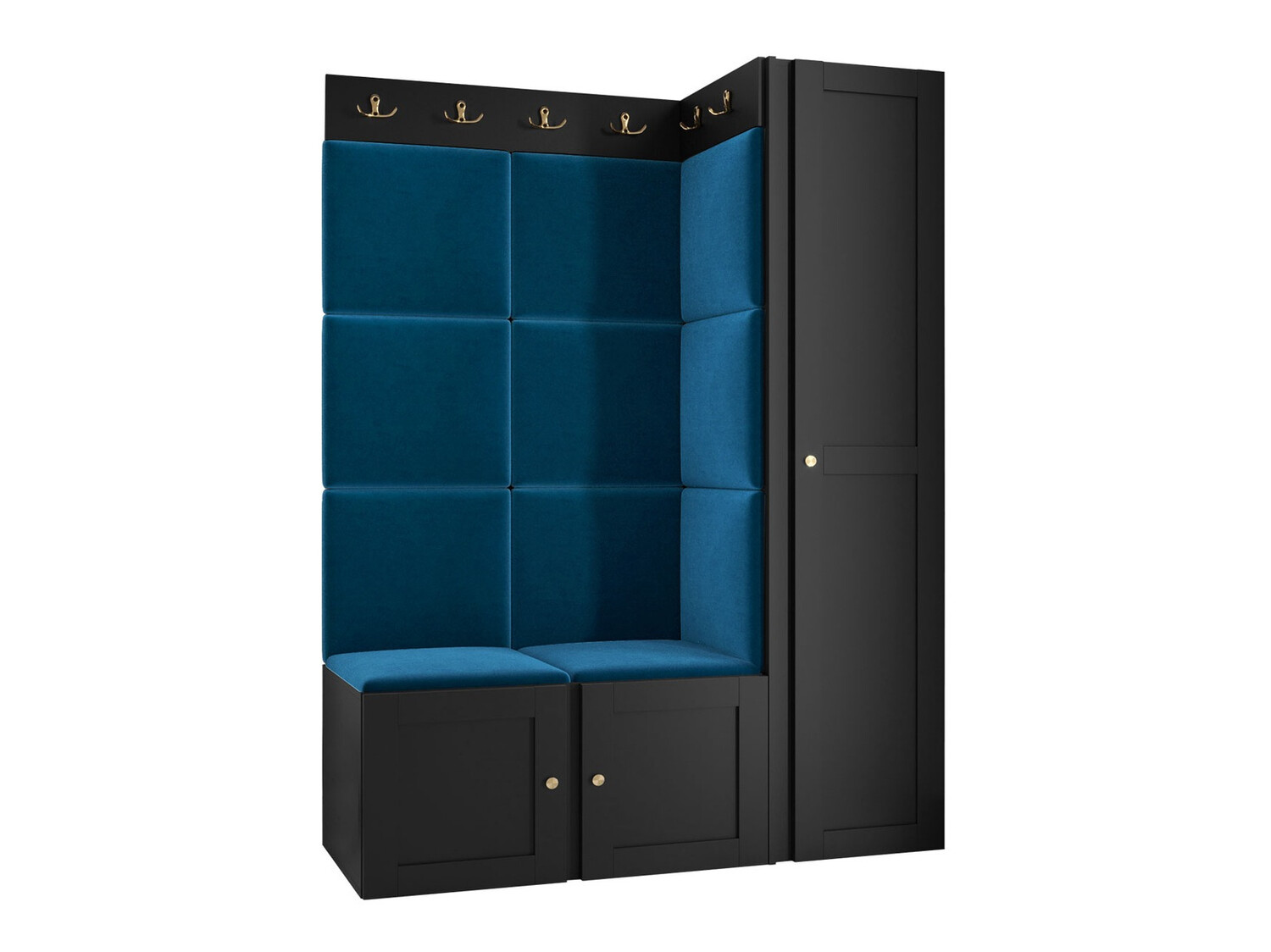 Conjunto de entrada Hartford 377 (Preto)