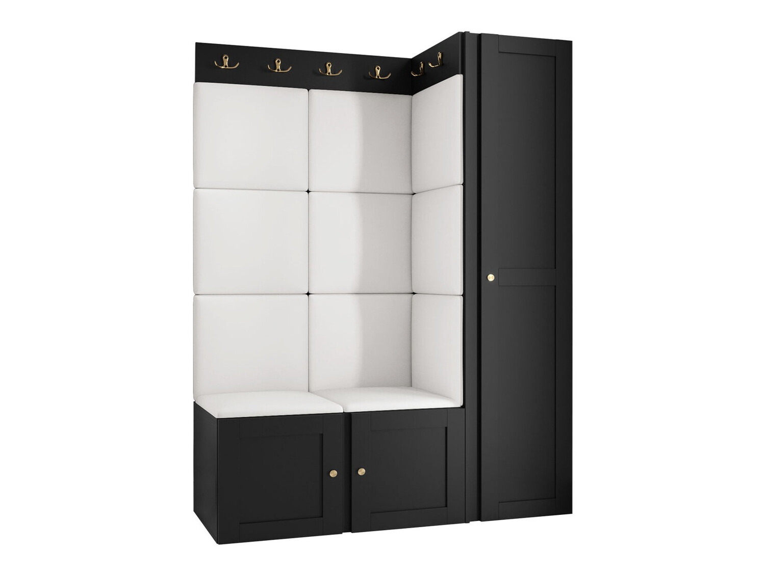 Conjunto para corredor Hartford 377 (Eco couro Soft 017)