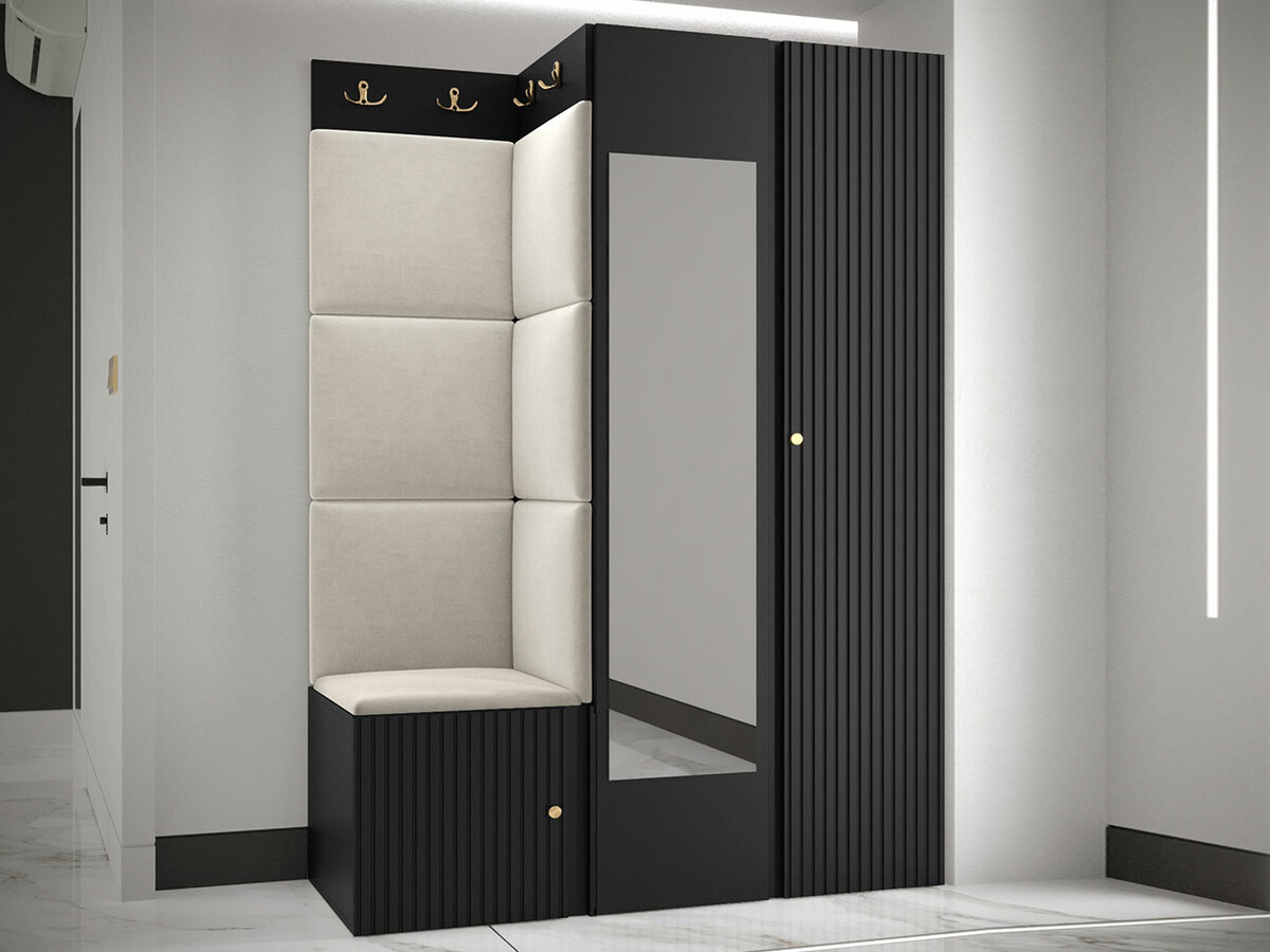 Conjunto de entrada Hartford 388 (Preto)