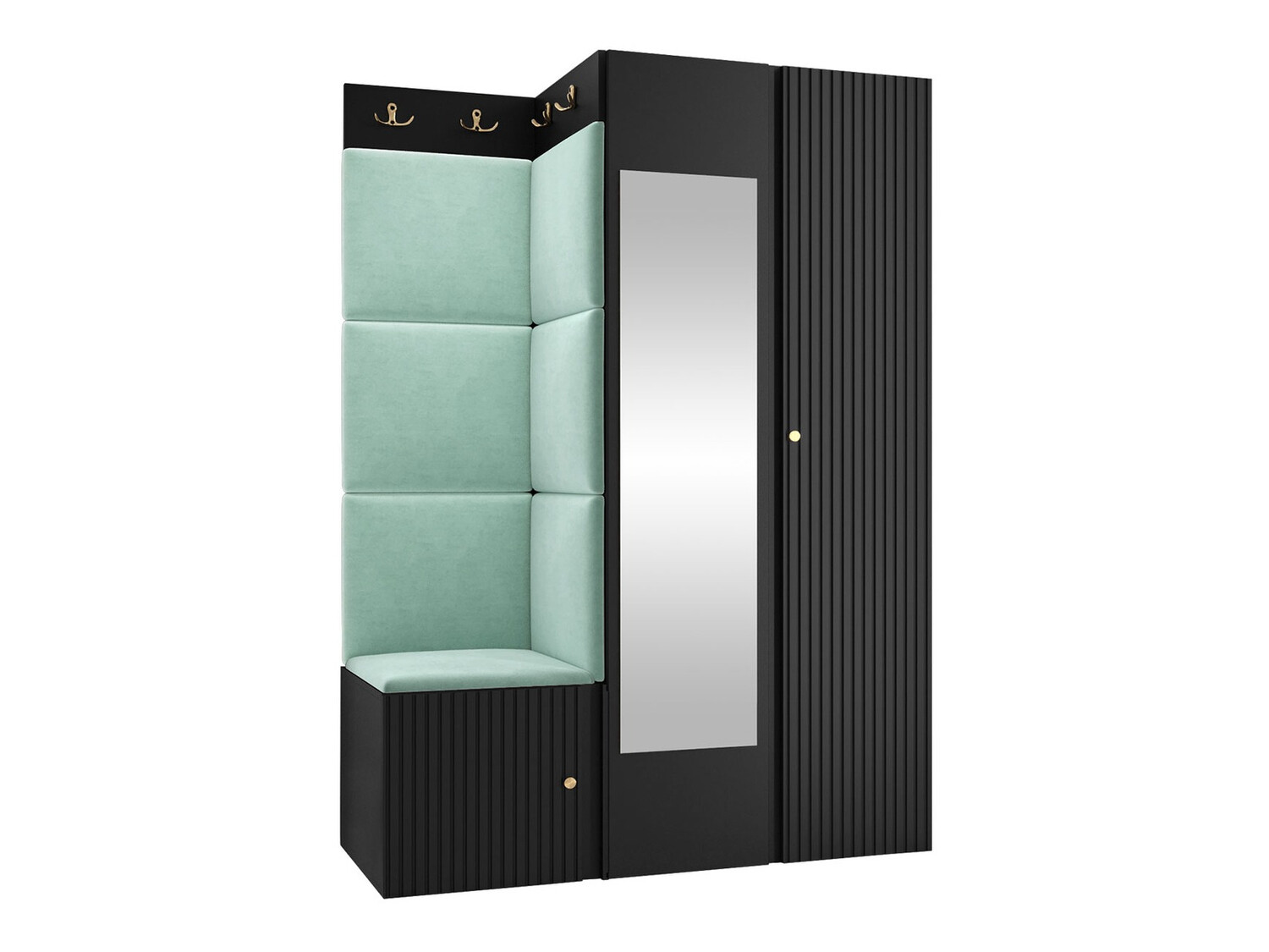 Conjunto de entrada Hartford 388 (Preto)