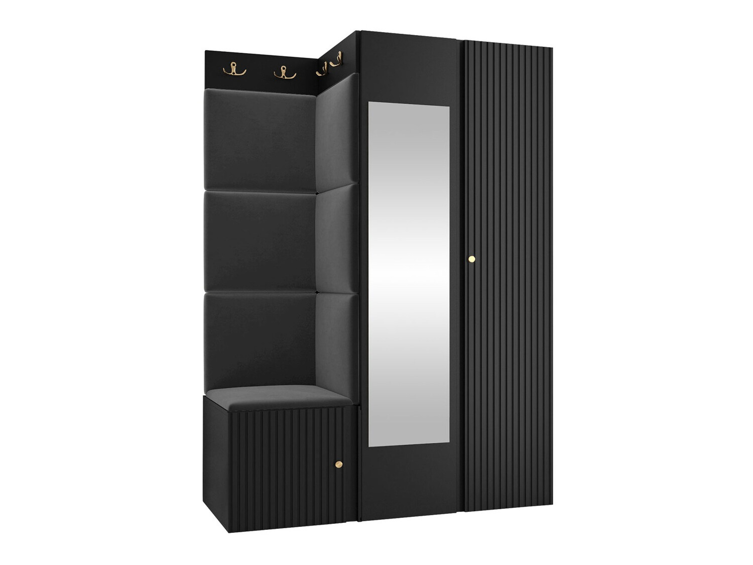 Conjunto de entrada Hartford 388 (Preto)