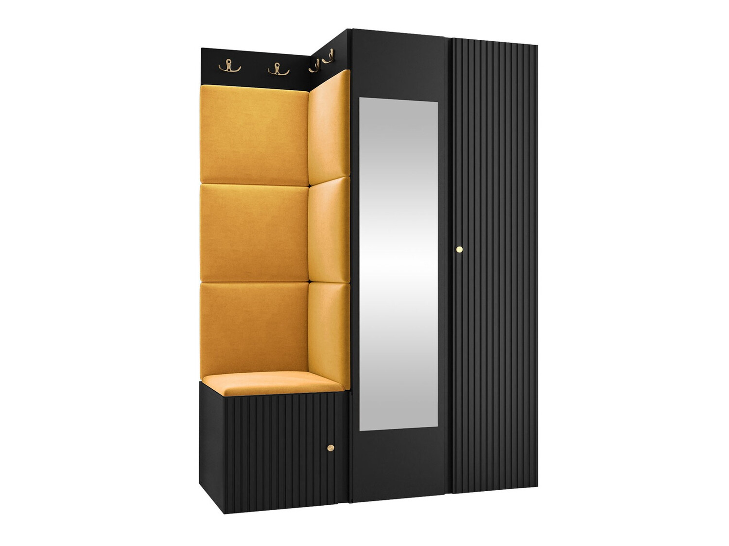 Conjunto de entrada Hartford 388 (Preto)