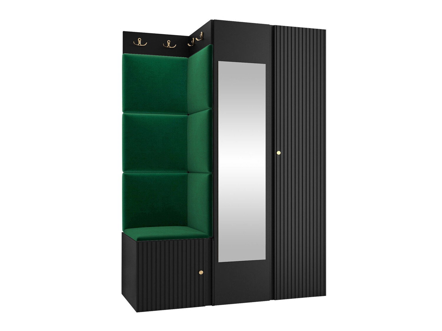 Conjunto de entrada Hartford 388 (Preto)