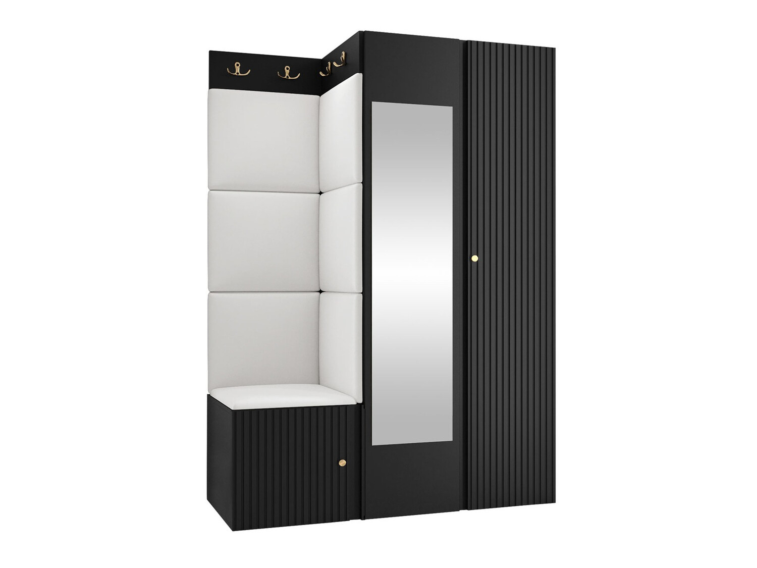 Conjunto de entrada Hartford 388 (Preto)