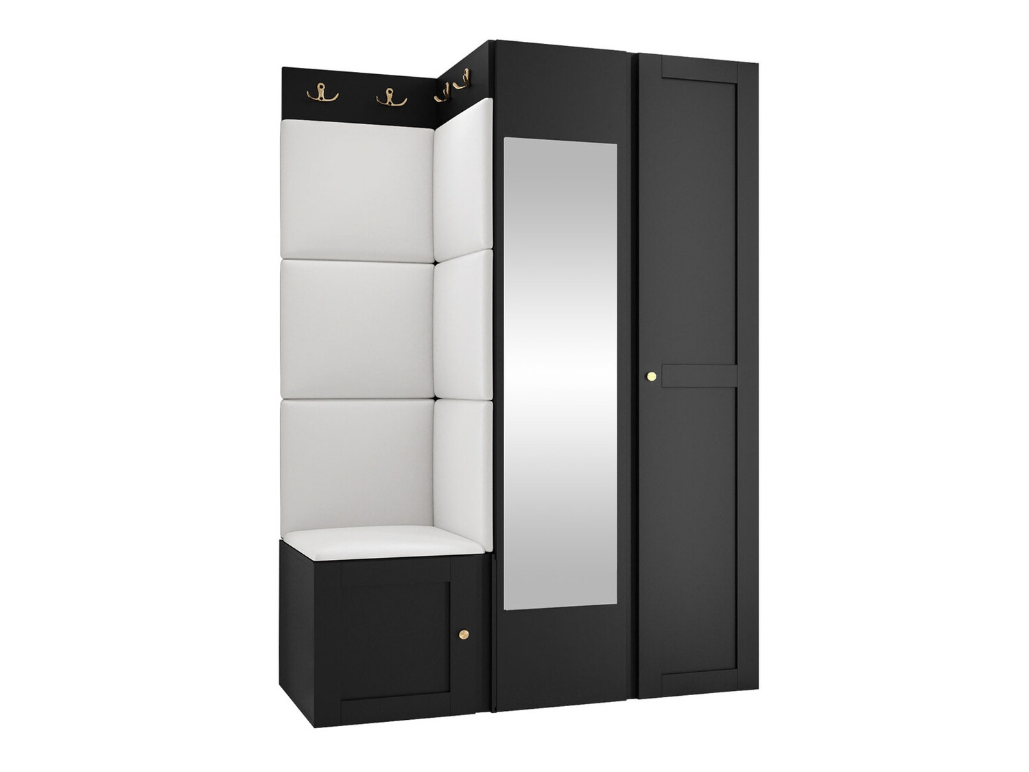 Conjunto para corredor Hartford 380 (Eco couro Soft 017)
