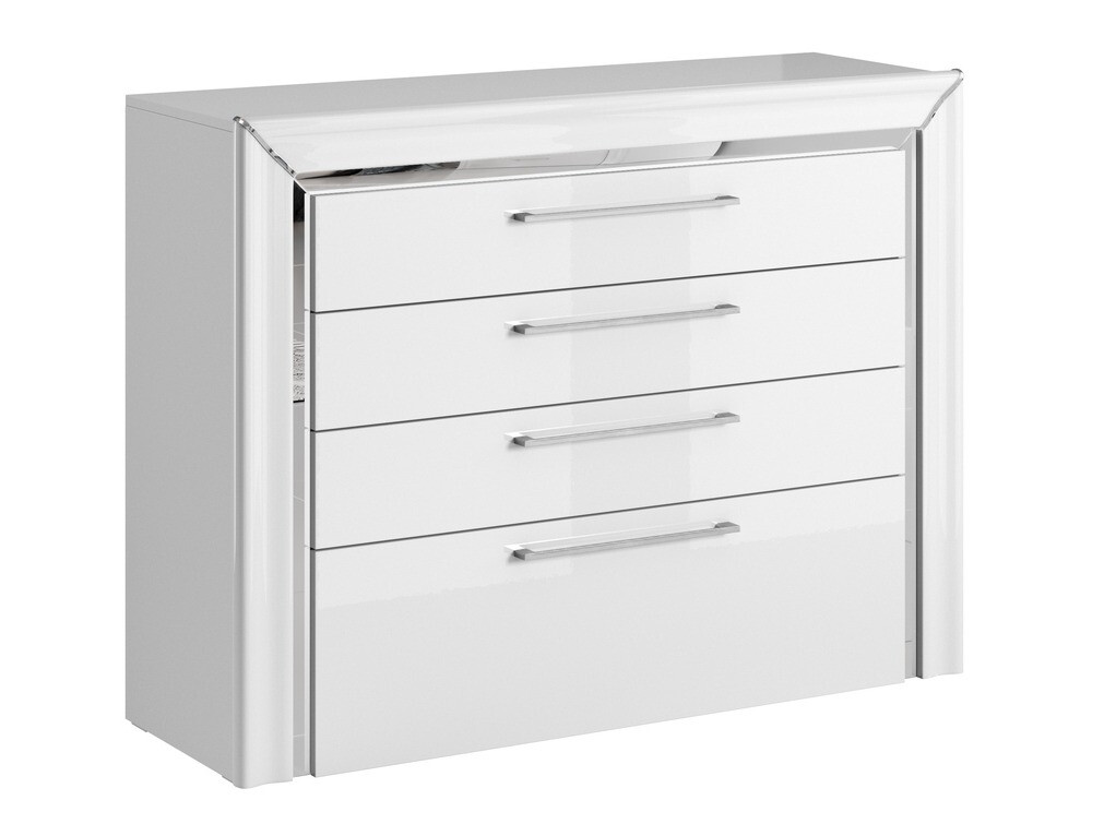 Cómoda Levrema 101 (Branco + Prata)