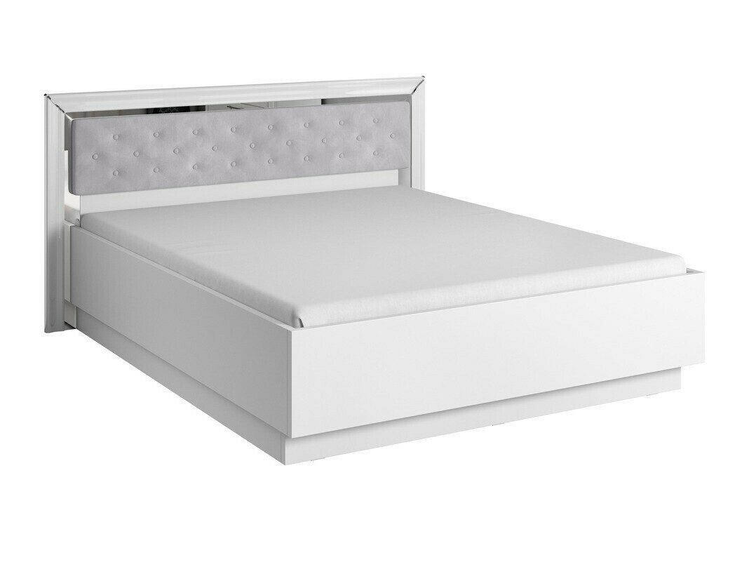 Cama Levrema 104 (Branco + Prata)