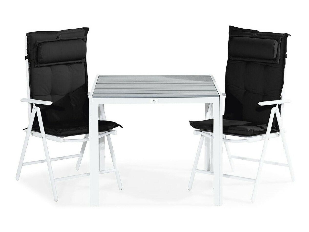Conjunto de mesa e cadeiras Comfort Garden 1485 (Preto)