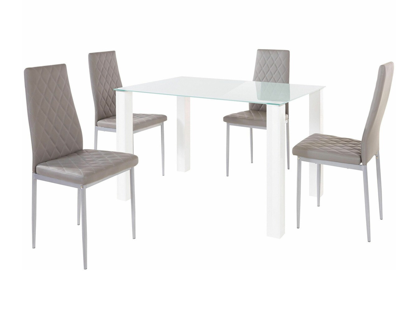 Conjunto para refeições Denton 1136 (Cinzento claro)