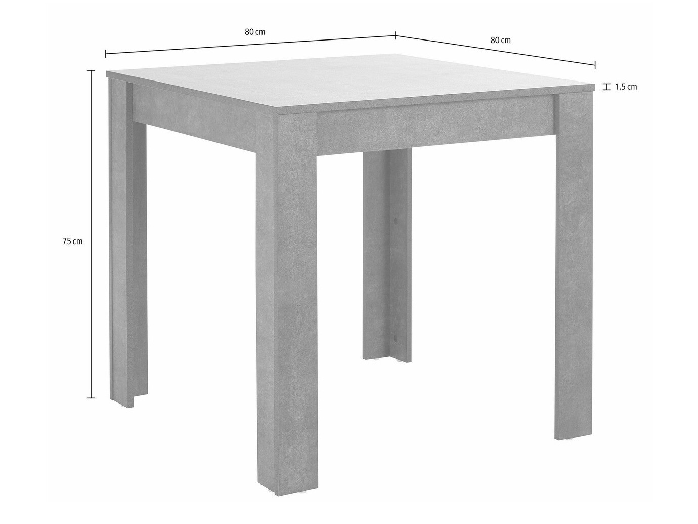 Conjunto para refeições Tulsa 568 (Preto)