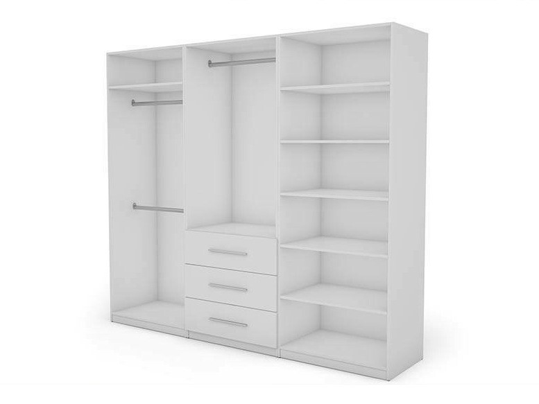 Roupeiro Lexington 177 (Carvalho claro + Branco)