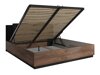 Cama Felelie 109 (Carvalho Flagstaf escuro + Cobre)