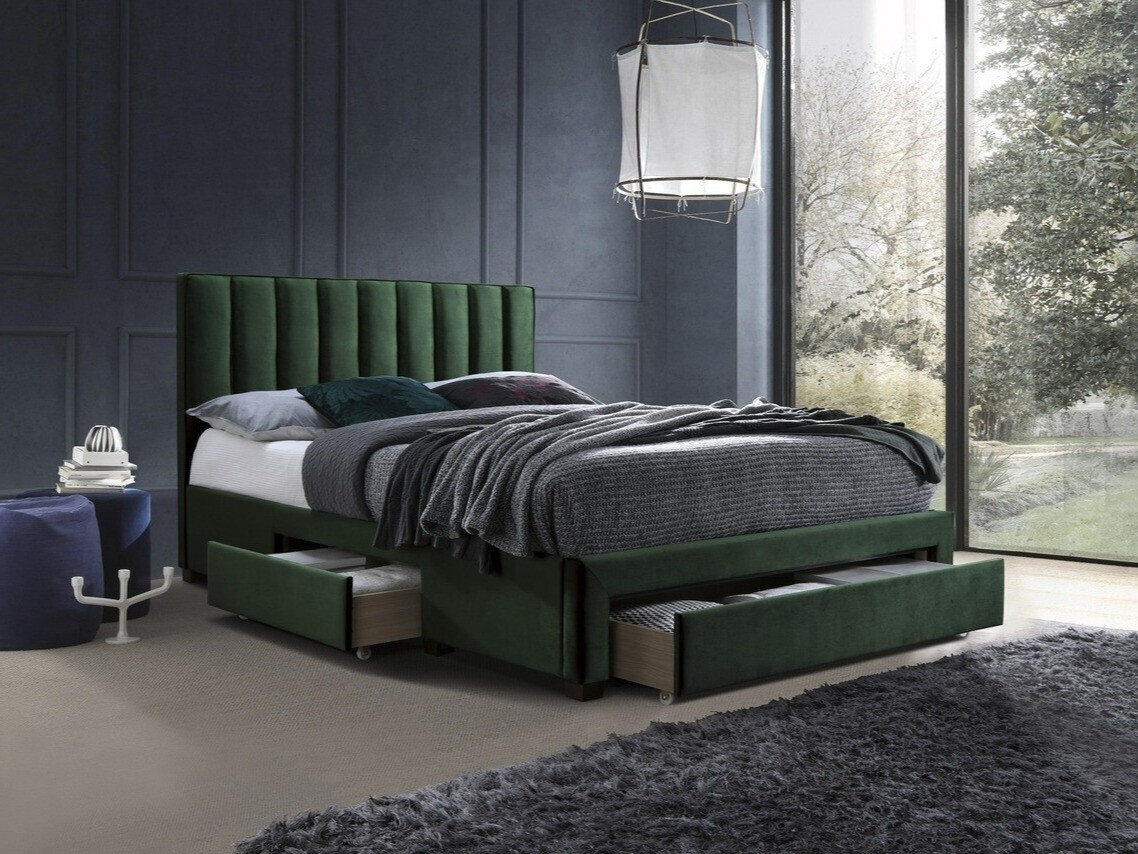 Cama Houston 869 (Verde escuro)