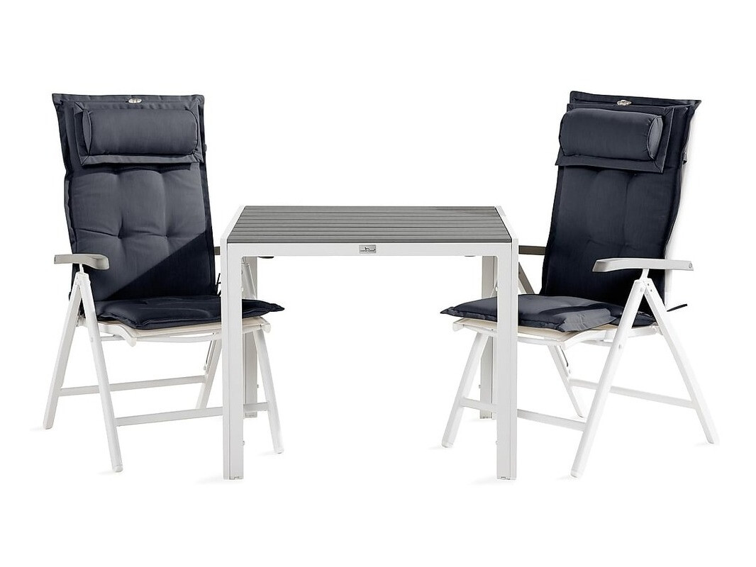 Conjunto de mesa e cadeiras Comfort Garden 1486 (Cinzento)