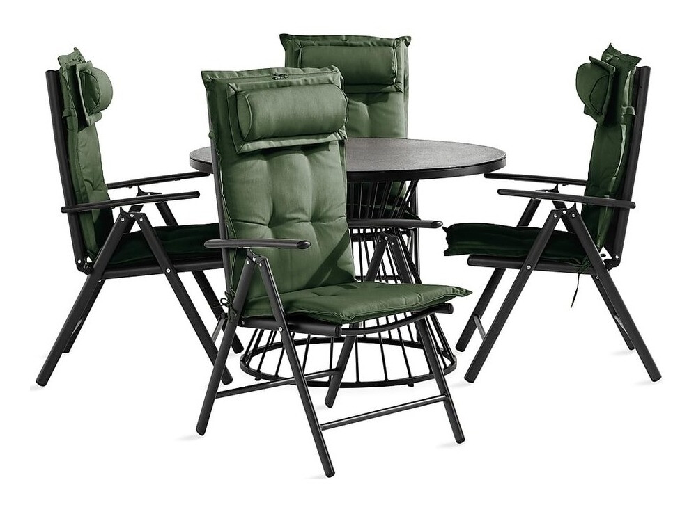 Conjunto de mesa e cadeiras Comfort Garden 1526 (Verde)