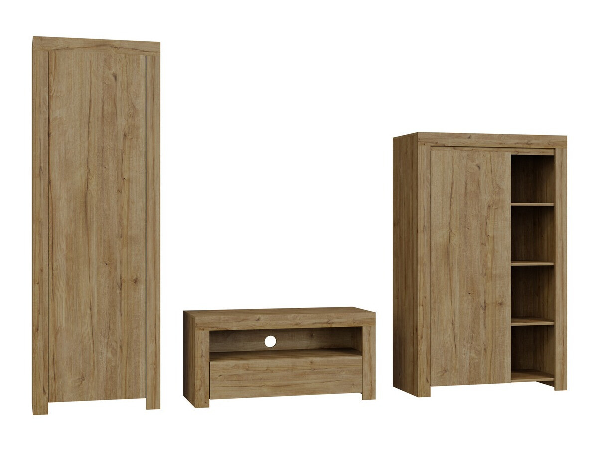 Conjunto para sala de estar Sonsoru 147 (Carvalho)