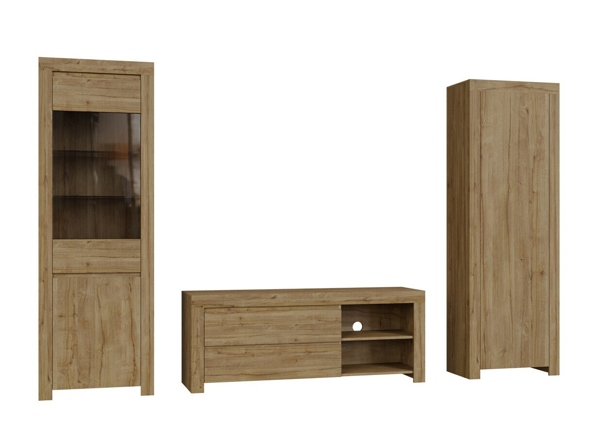 Conjunto para sala de estar Sonsoru 148 (Carvalho)