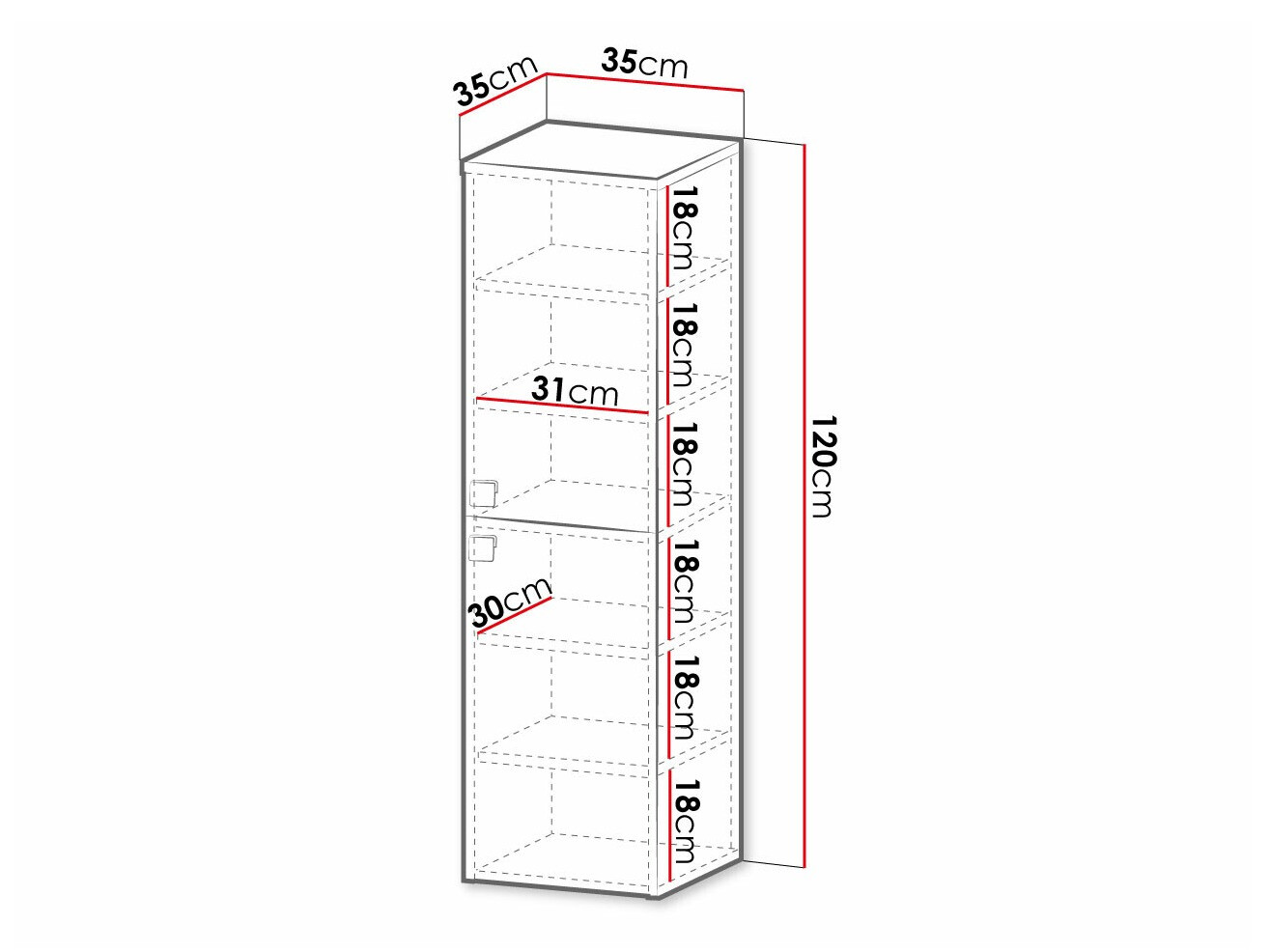 Armário montado na parede para casa de banho Orlvera 100 (Preto)