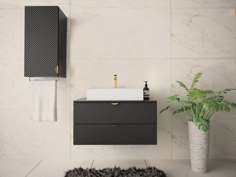 Conjunto para casa de banho Fenenou 105 (Preto)
