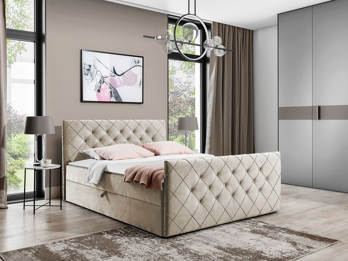 Cama continental Carmen (Amor Velvet 4303)