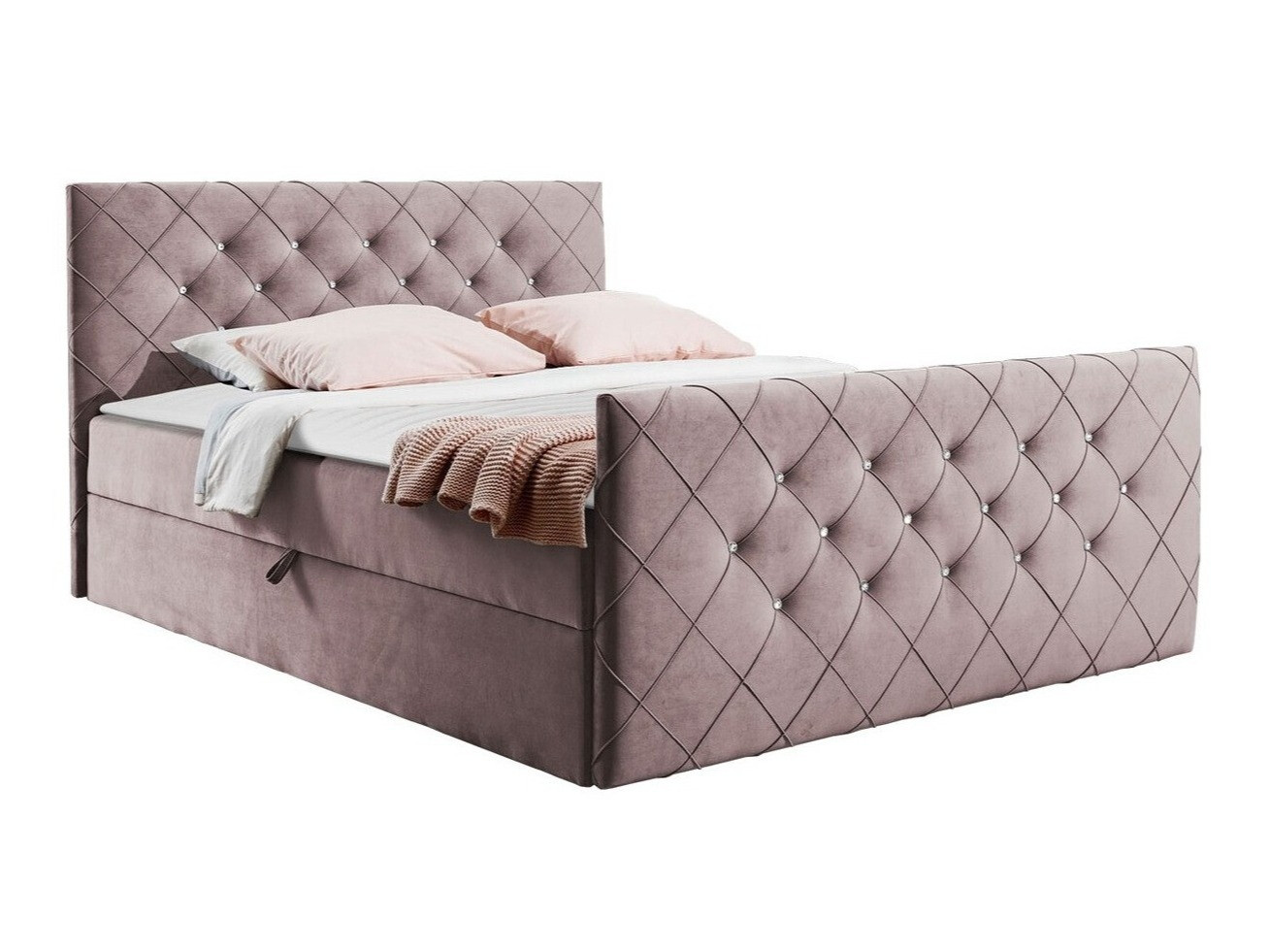 Cama continental Baltimore 158 (Amor Velvet 4308)