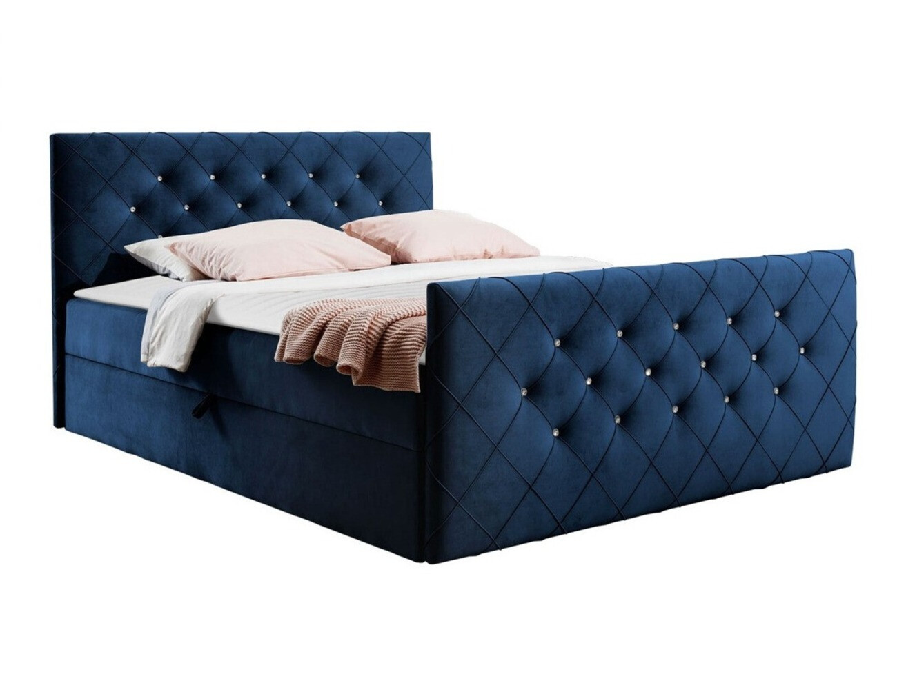 Cama continental Baltimore 158 (Amor Velvet 4313)