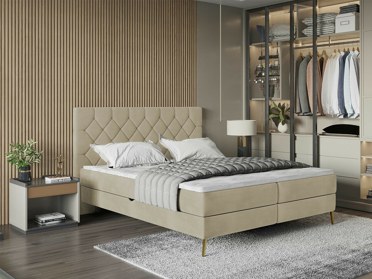 Cama continental Indiana 157 (Manila 02)