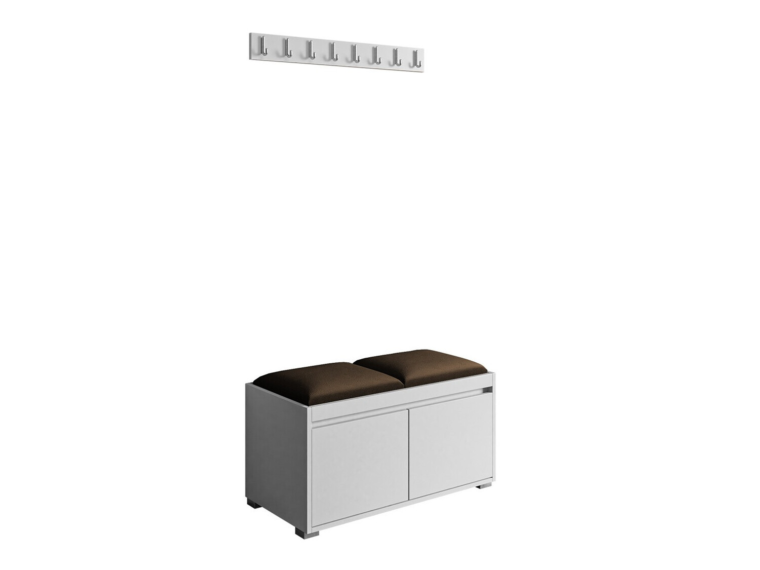 Conjunto para corredor Comfivo Pinus I (Branco + Manila 04)