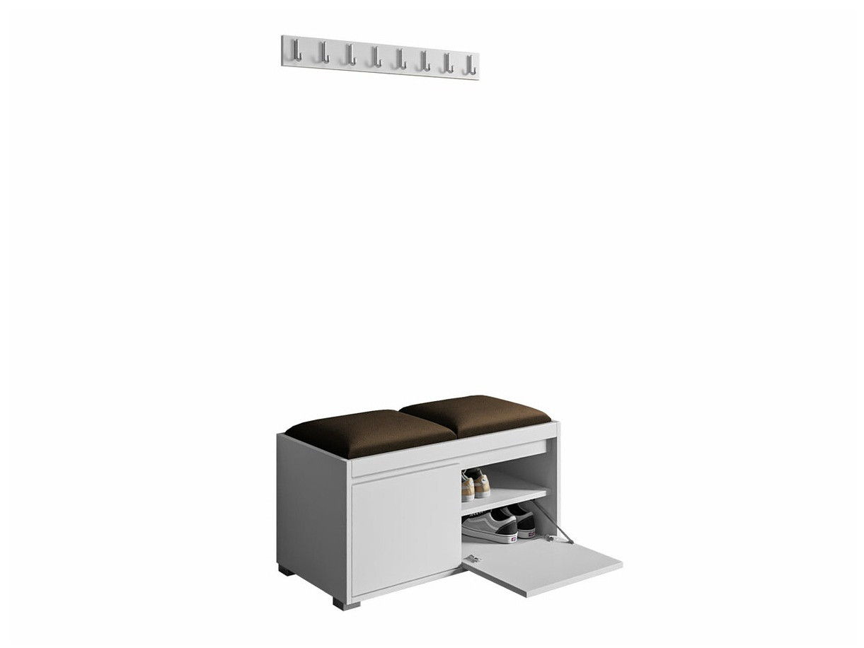 Conjunto para corredor Comfivo Pinus I (Branco + Manila 04)