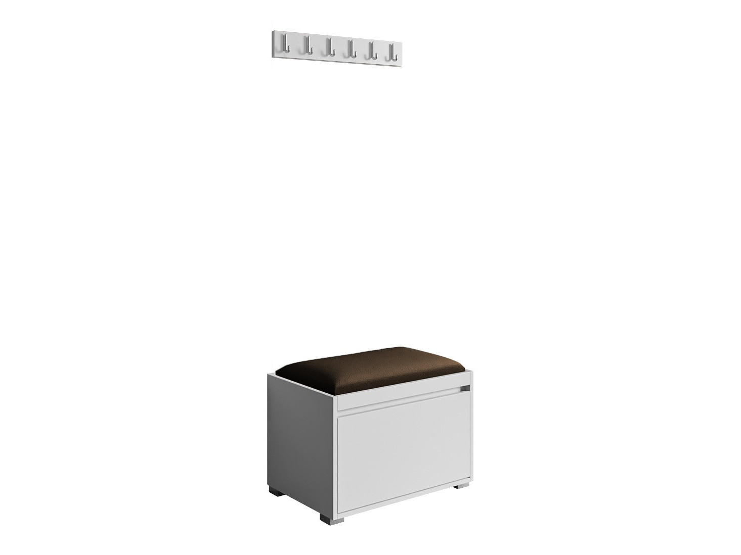 Conjunto para corredor Comfivo Pinus VIII (Branco + Manila 04)