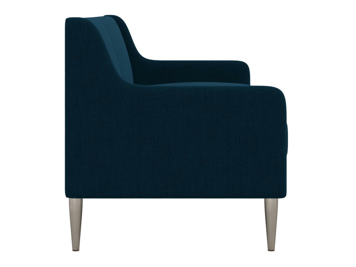 Sofá CosmoLiving by Cosmopolitan 124 (Azul + Prateado)