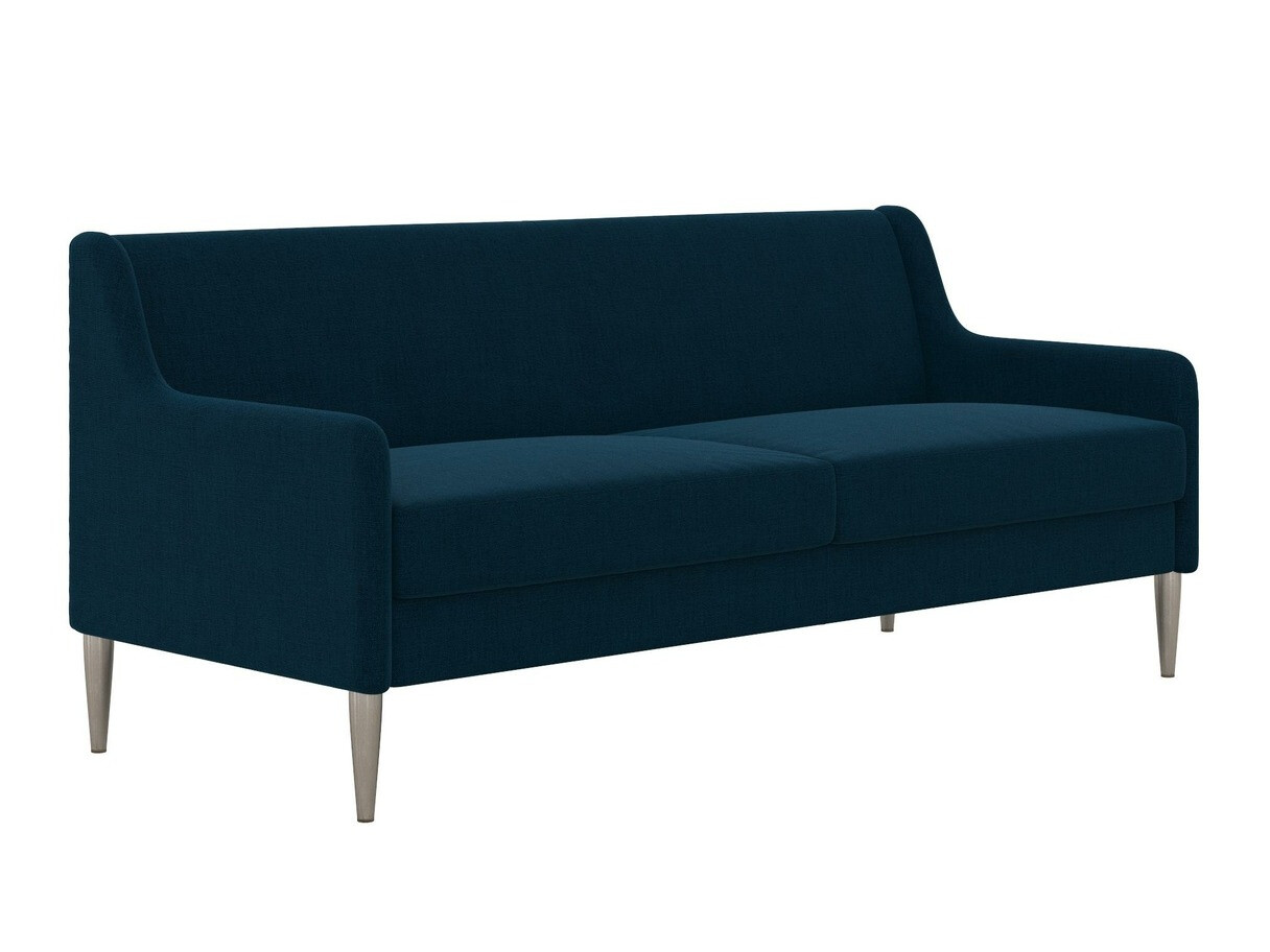 Sofá Tulsa 708 (Azul + Prateado)