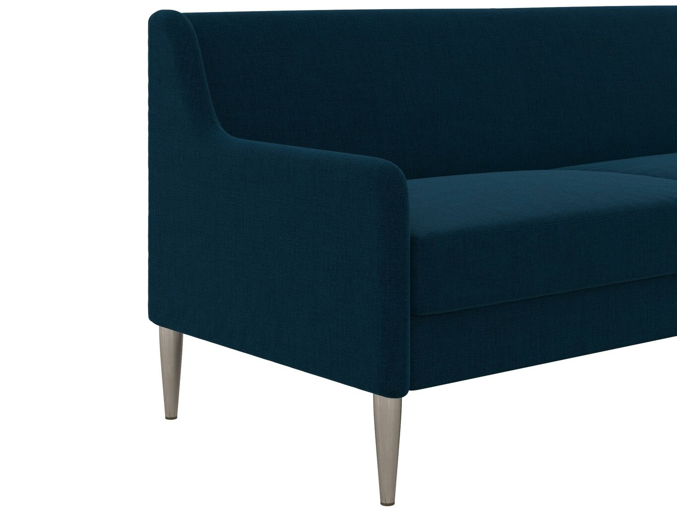 Sofá Tulsa 708 (Azul + Prateado)