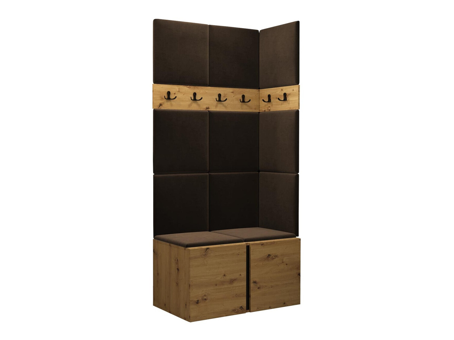 Conjunto para corredor Pinis I (Carvalho Artisan)