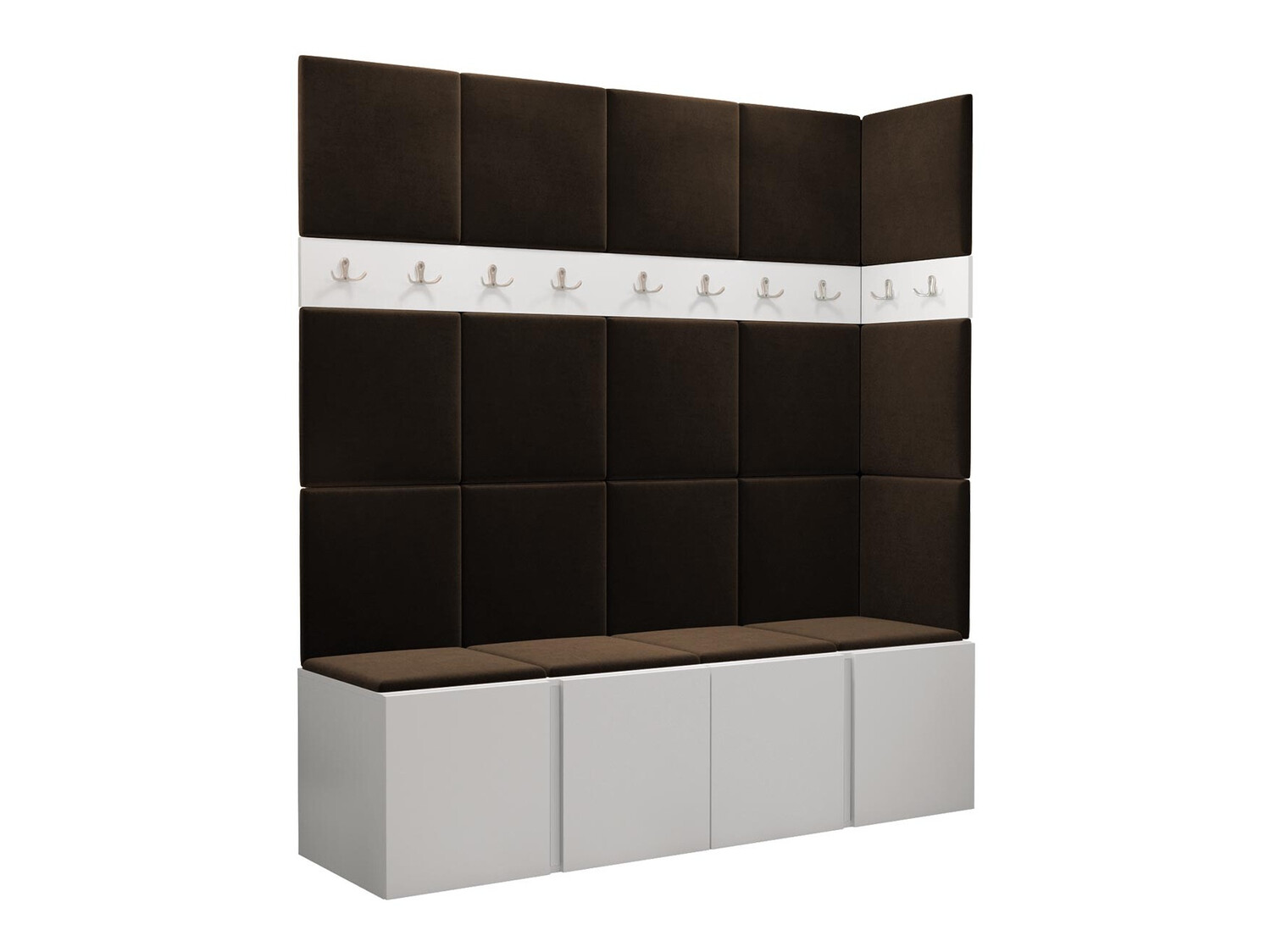 Conjunto para corredor Pinis II (Branco)