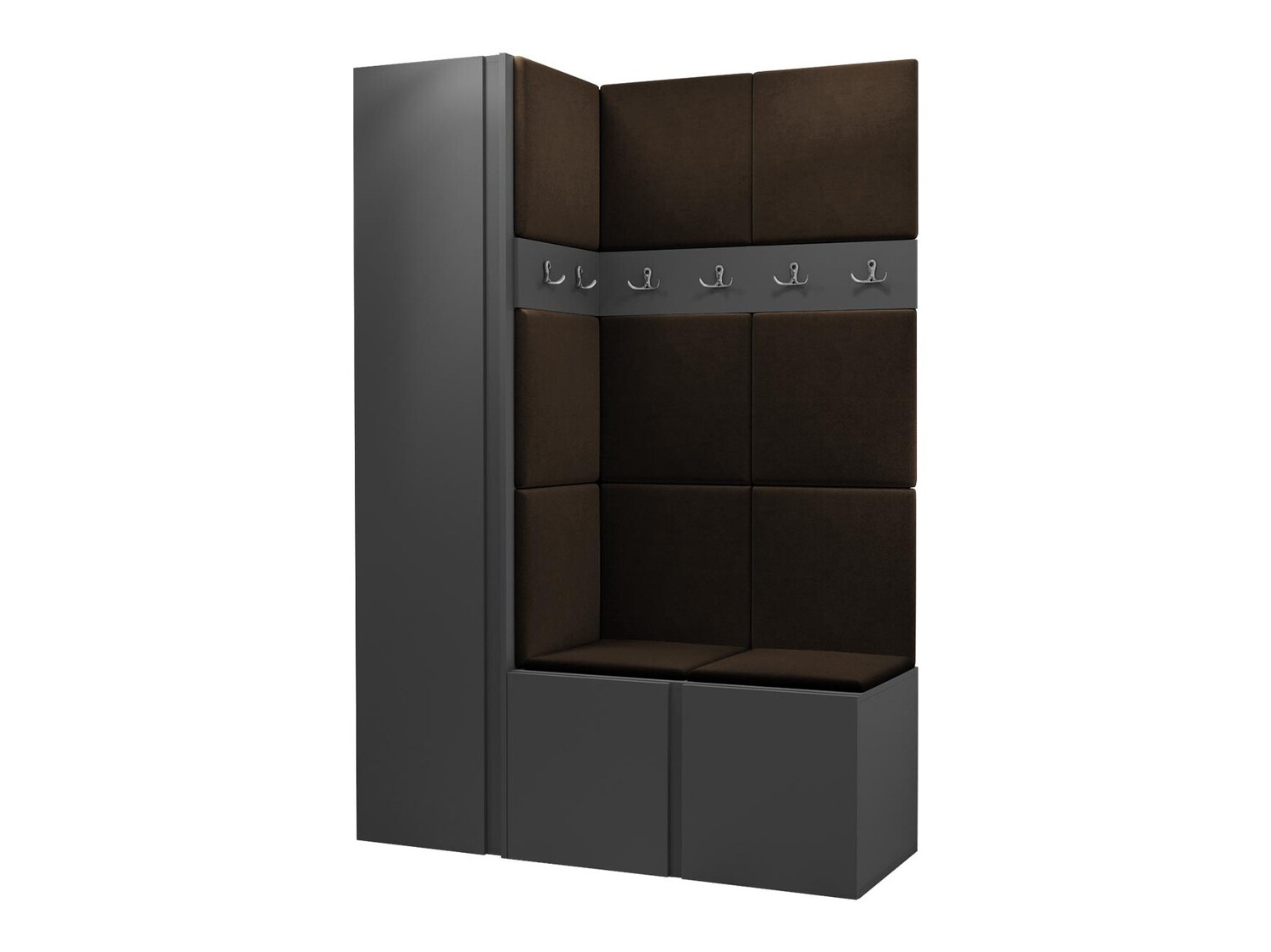 Conjunto para corredor Pinis IX (Grafite)