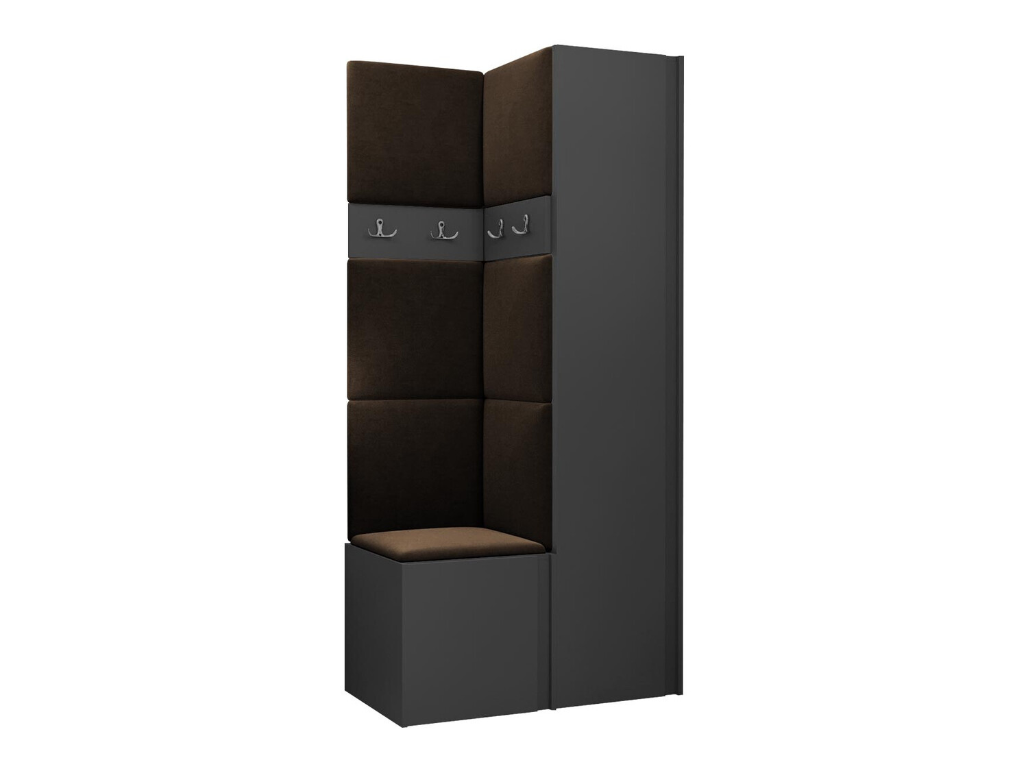 Conjunto para corredor Pinis XXIV (Grafite)