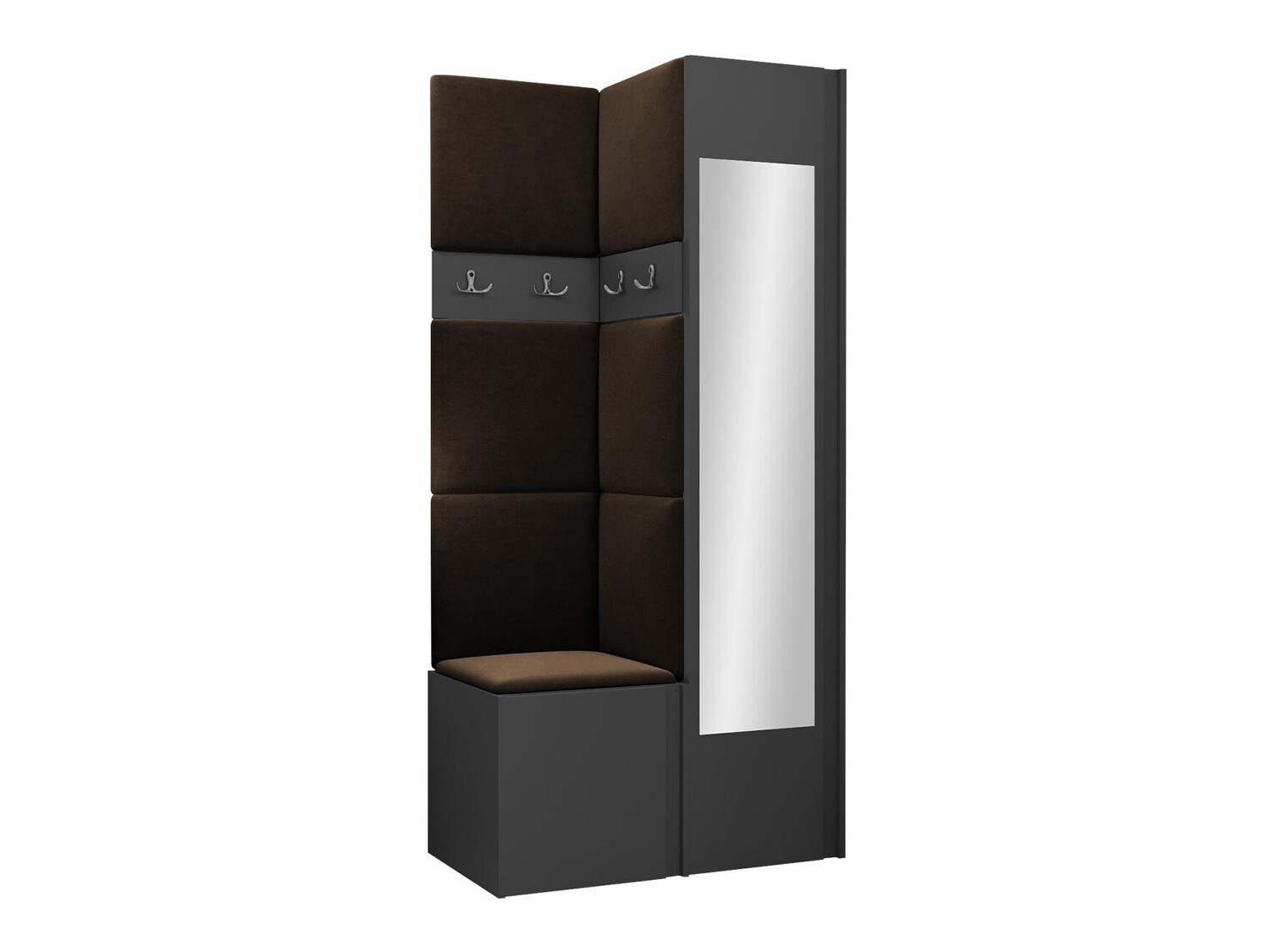 Conjunto para corredor Pinis XXV (Grafite)